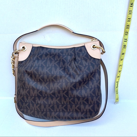 Michael Kors Brown Large Jet Set Shoulder Bag - Picture 4 of 5